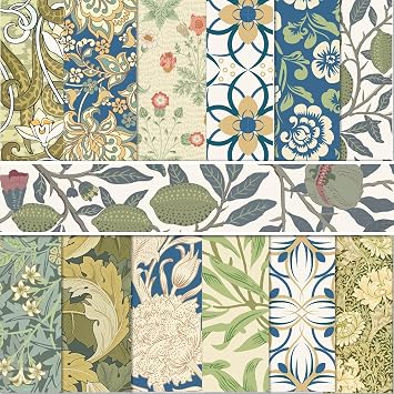William Morris Floral Pattern Paper William Morris Floral Scrapbook Paper