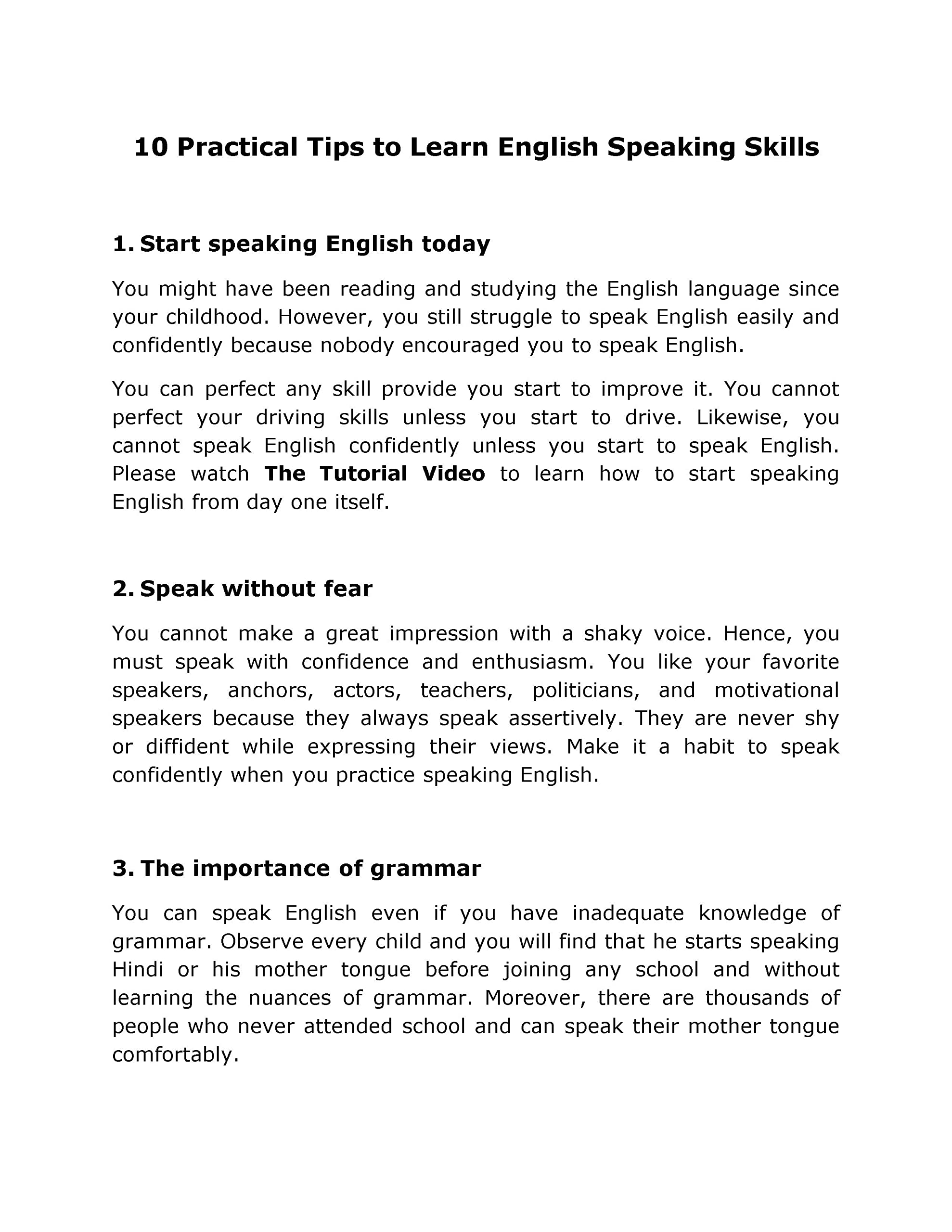 Learn English through Hindi - English Translation 2