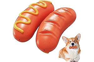 Sausage Dog Toy: Chewable Teeth Cleaner for Dogs of All Sizes