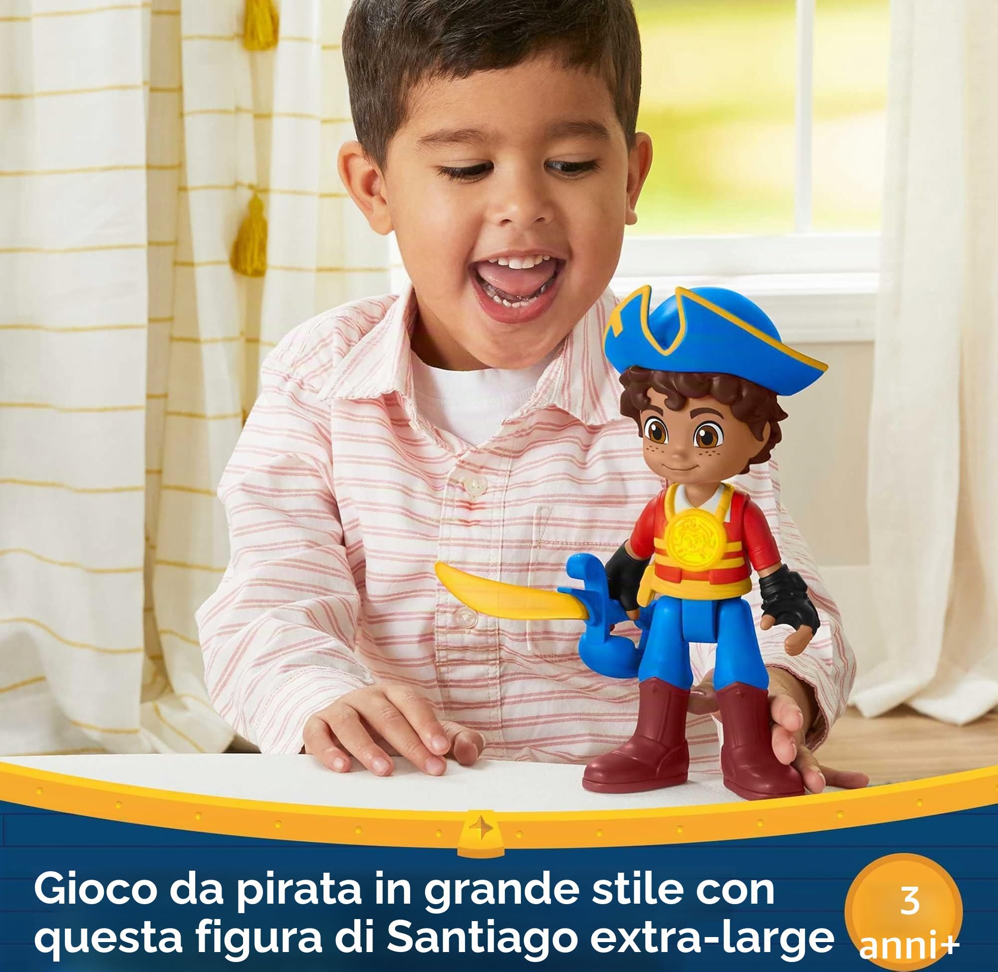 Fisher-Price Nickelodeon Santiago of The Seas Light-up Talking Santiago