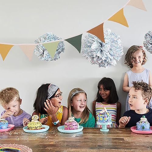 Miniatura 6 de Banderines de banderín, decoración de habitación de bebés y niños pequeños, para decoración de guardería, cumpleaños de bebé, bohemio, boda, fiesta,