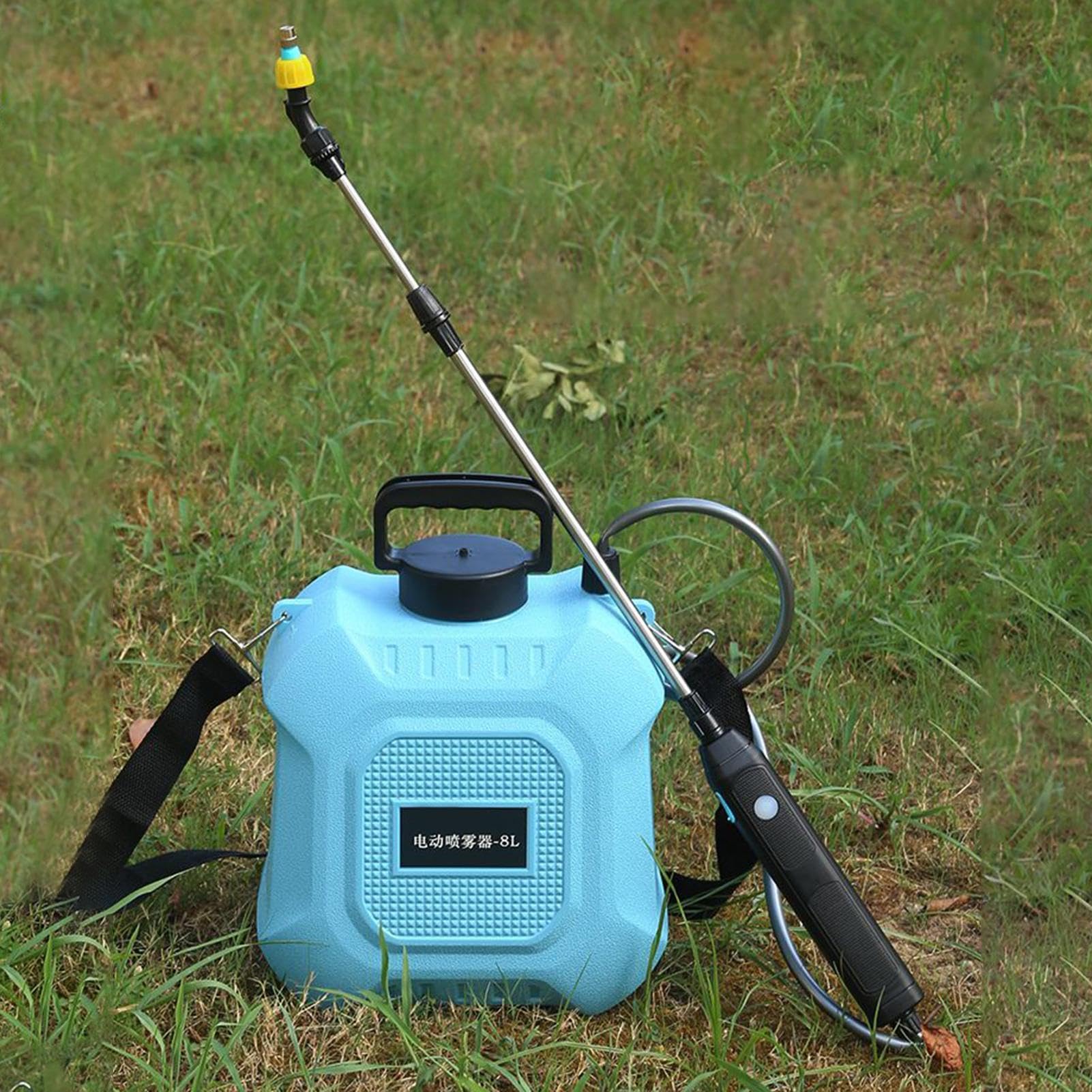 Opryskiwacz Akumulatorowy Regulowana Teleskopowa Lanca Rozpylająca | Opryskiwacze Elektryczne Do Ogrodu I Trawnika Do Trawnika Patio Ścieżek Podlewania Mycia Samochodu Czyszczenia Zamgławiania
