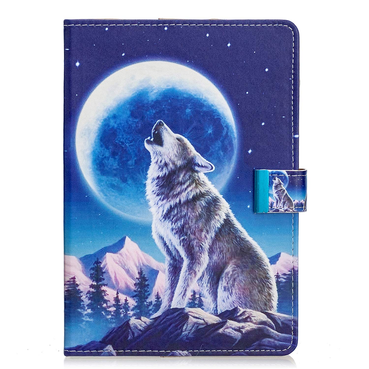 WDSUN Case For 9 To 10.5 Inch Tablet, Folio Protective Cover For YOTOPT 10.1 Inch, Huawei MediaPad T3 T5 10, Samsung Tab A 10.1/Tab E 9.6, Asus ZenPad 10, Lenovo TB-X103F, Monkey - View #7