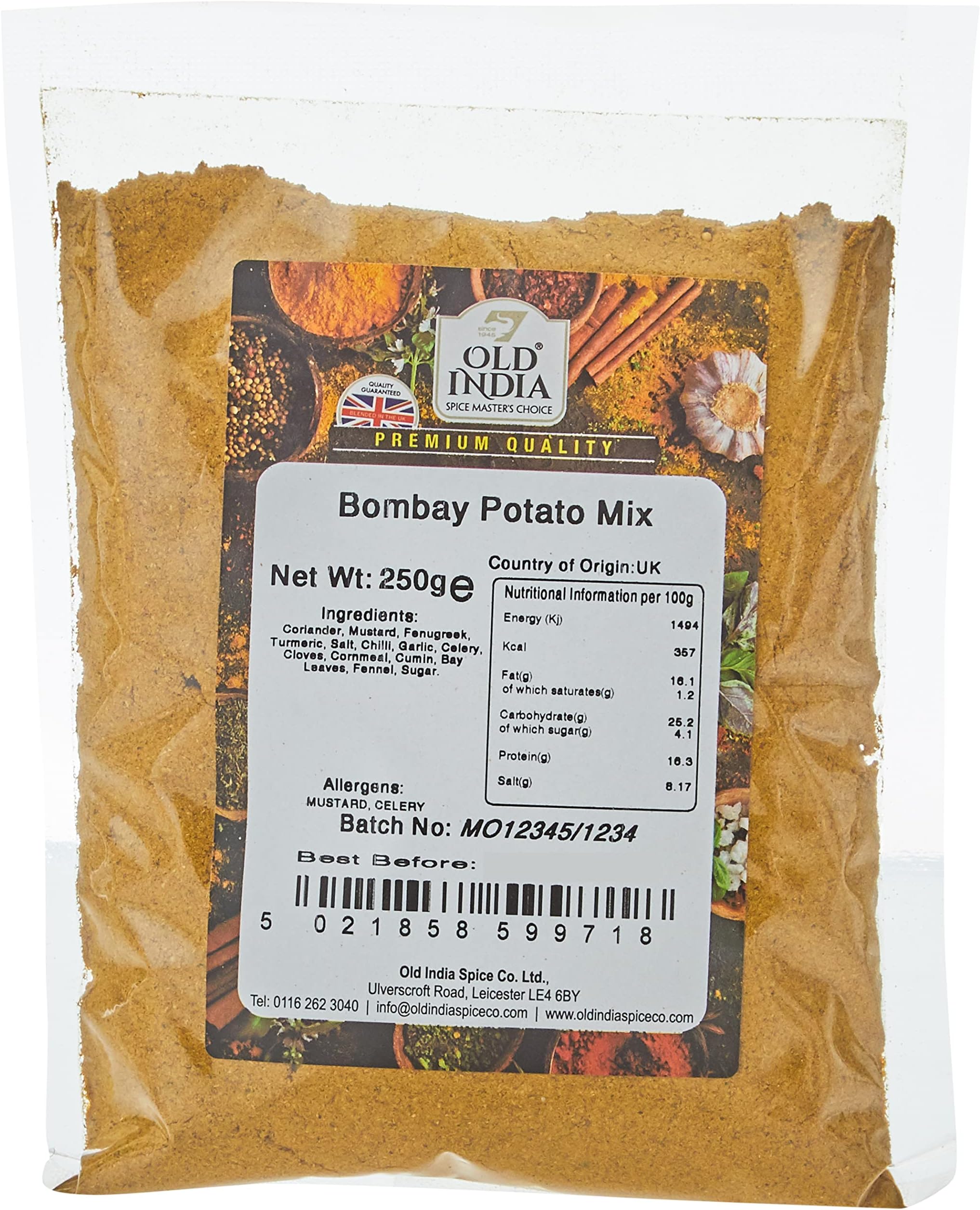 Old India Bombay Potato Mix 250g