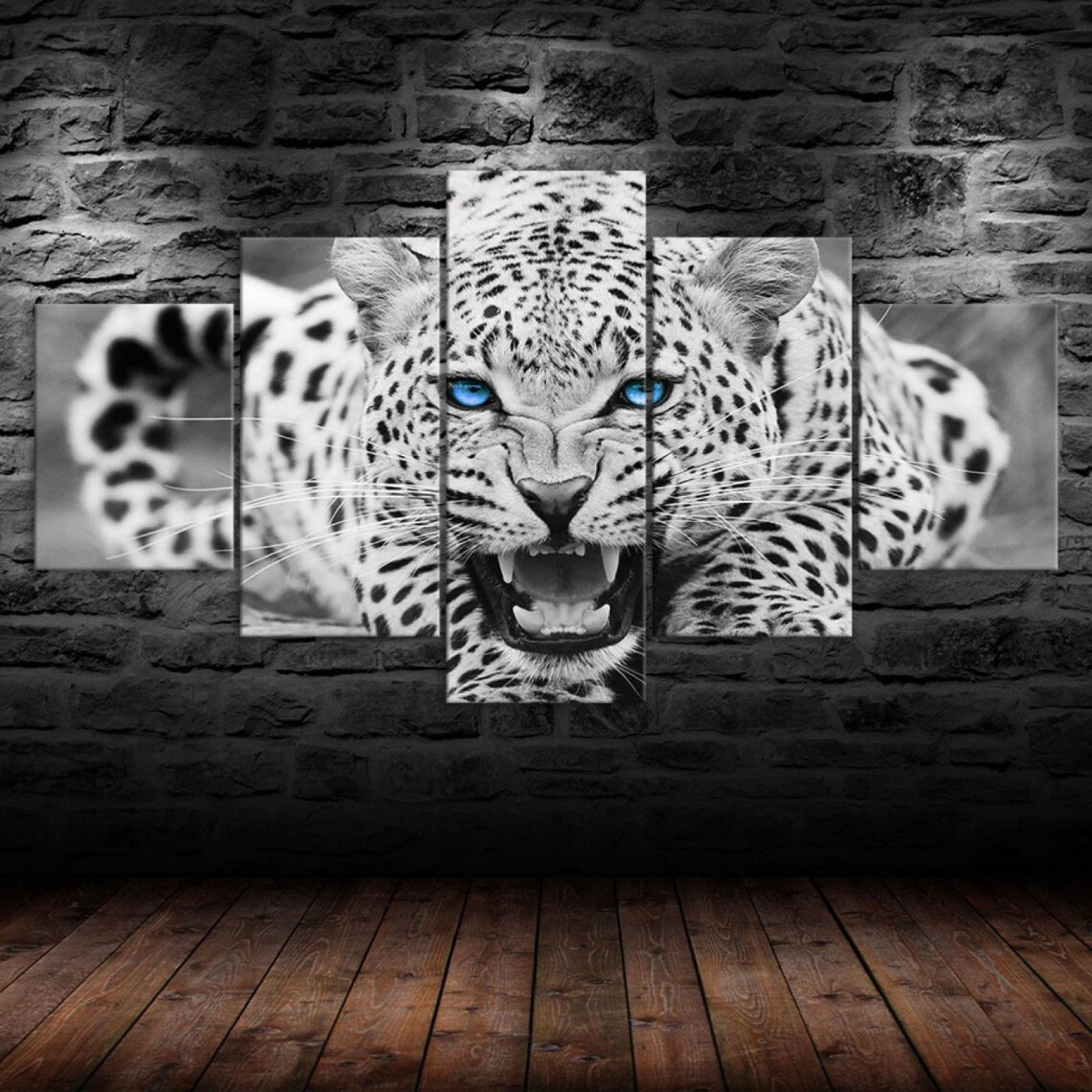 Rumlly Stampa su tela Animale Arte Pantera Nera Dipinti Quadri su Tela Poster e Stampe per Soggiorno Camera da Letto Decorazione Della Parete 60x80 cm