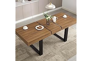 STHOUYN Extendable Dining Room Table 63"-79"