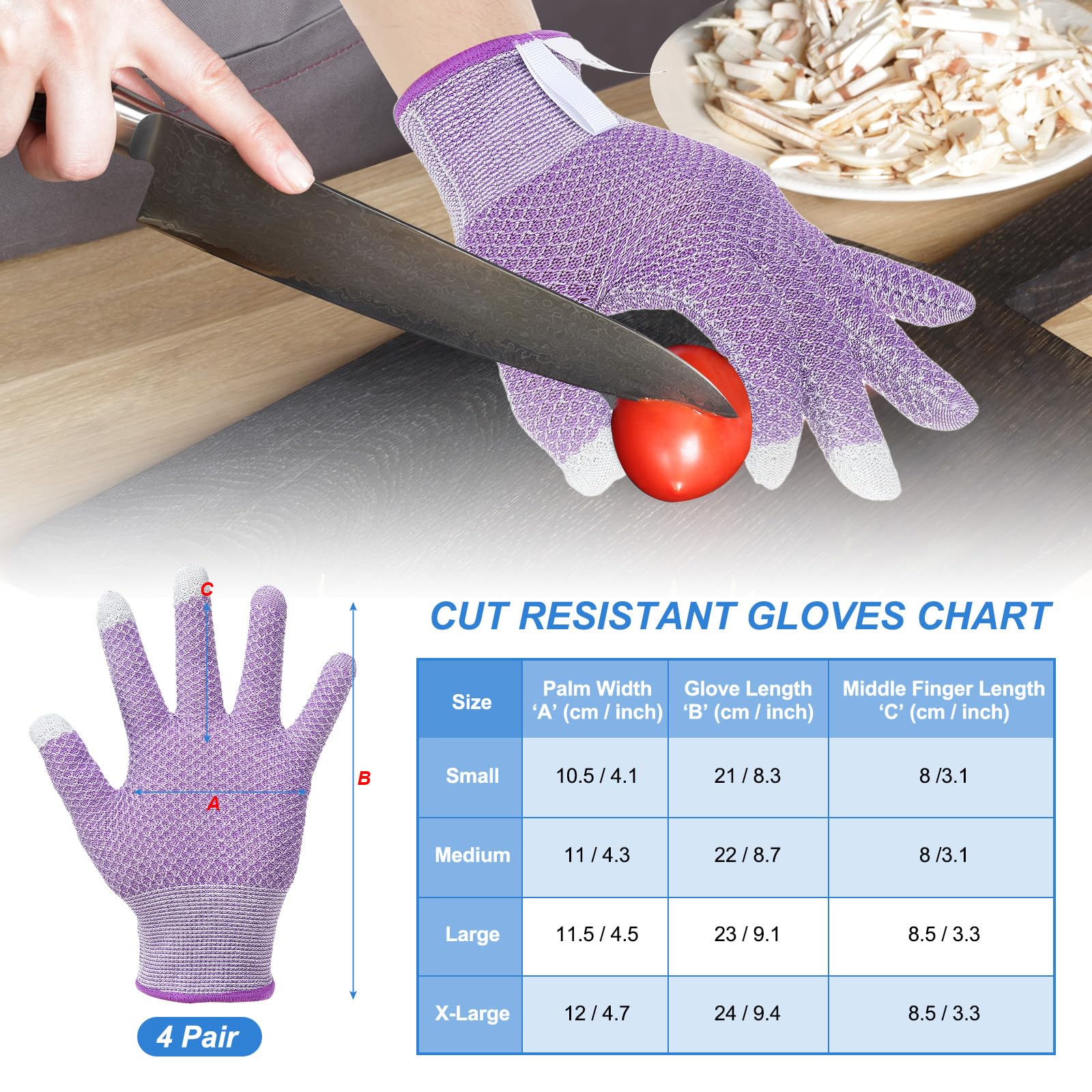 PATIKIL Cut Resistant Gloves - Image 2