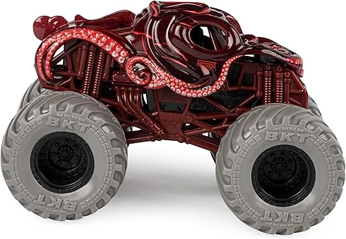 Miniatura 5 de Monster Jam, Into The Deep - Paquete de 3 camiones monstruo fundidos a presión, escala 124, Megalodon a escala 164 y Octon8er, juguetes para niños
