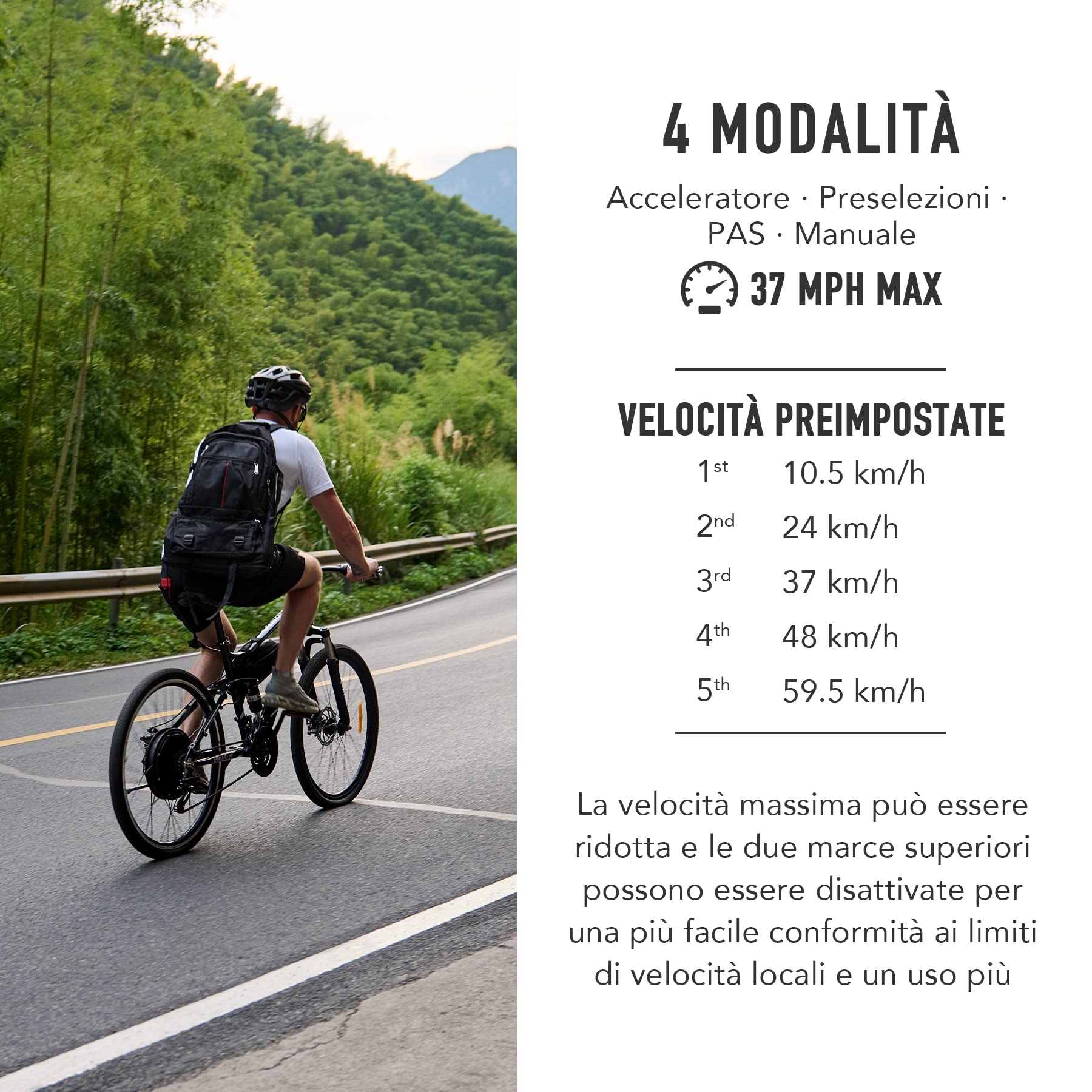 Viribus 500W/1000W/1500W Kit Conversione Bici Elettrica 36V/48V con Ruota da 26/28 Pollici Set Motore del Mozzo con LCD Sensore di Assistenza Pedalata