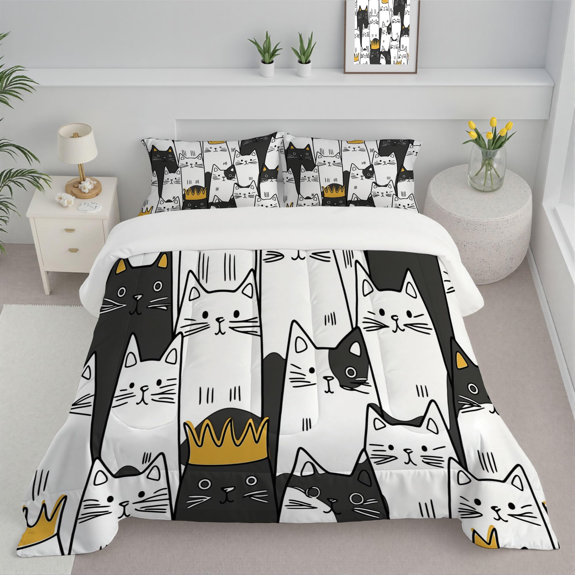 Couette 4 Saisons 140X200Cm légère et lavable en machine pour lit 1 personne