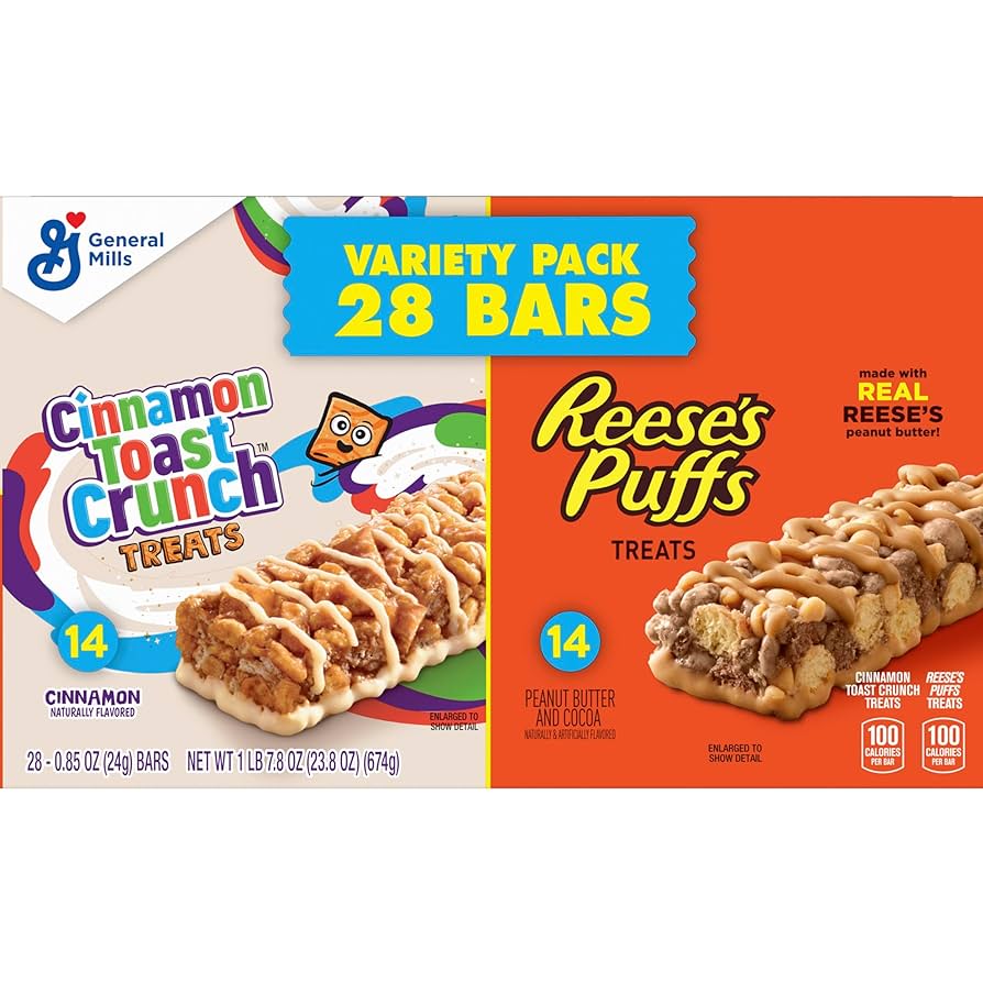 Amazon.com: Cinnamon Toast Crunch and REESE'S Puffs Cereal