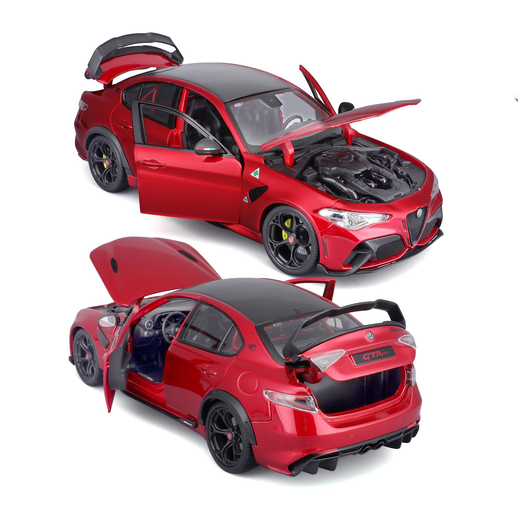 Burago, Alfa Romeo Giulia GTAm 2020 Red - 1:18