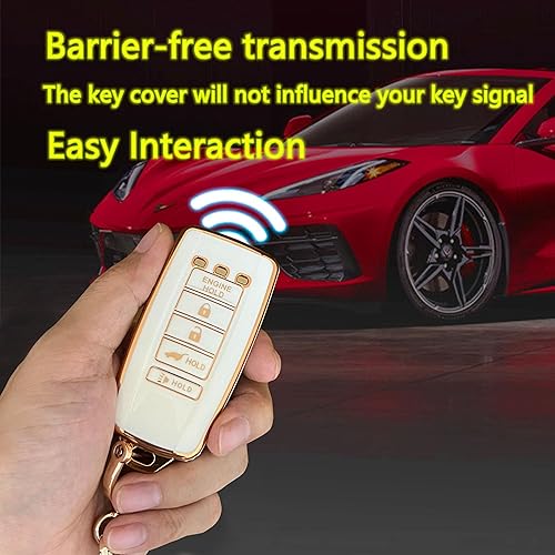 Miniatura 6 de Funda para llavero Acura ILX MDX RDX RLX TLX KR537924100 (para Acura A, blanco)