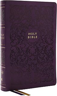 KJV Holy Bible with 73,000 Center-Column Cross References, Purple Leathersoft, Red Letter, Comfort Print: King James Version