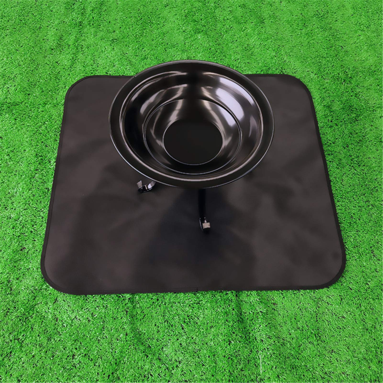 Tapis ignifuge en fibre de verre pour cheminée et barbecue, tapis de protection ignifuge antidérapant pour la sécurité de la terrasse et du jardin