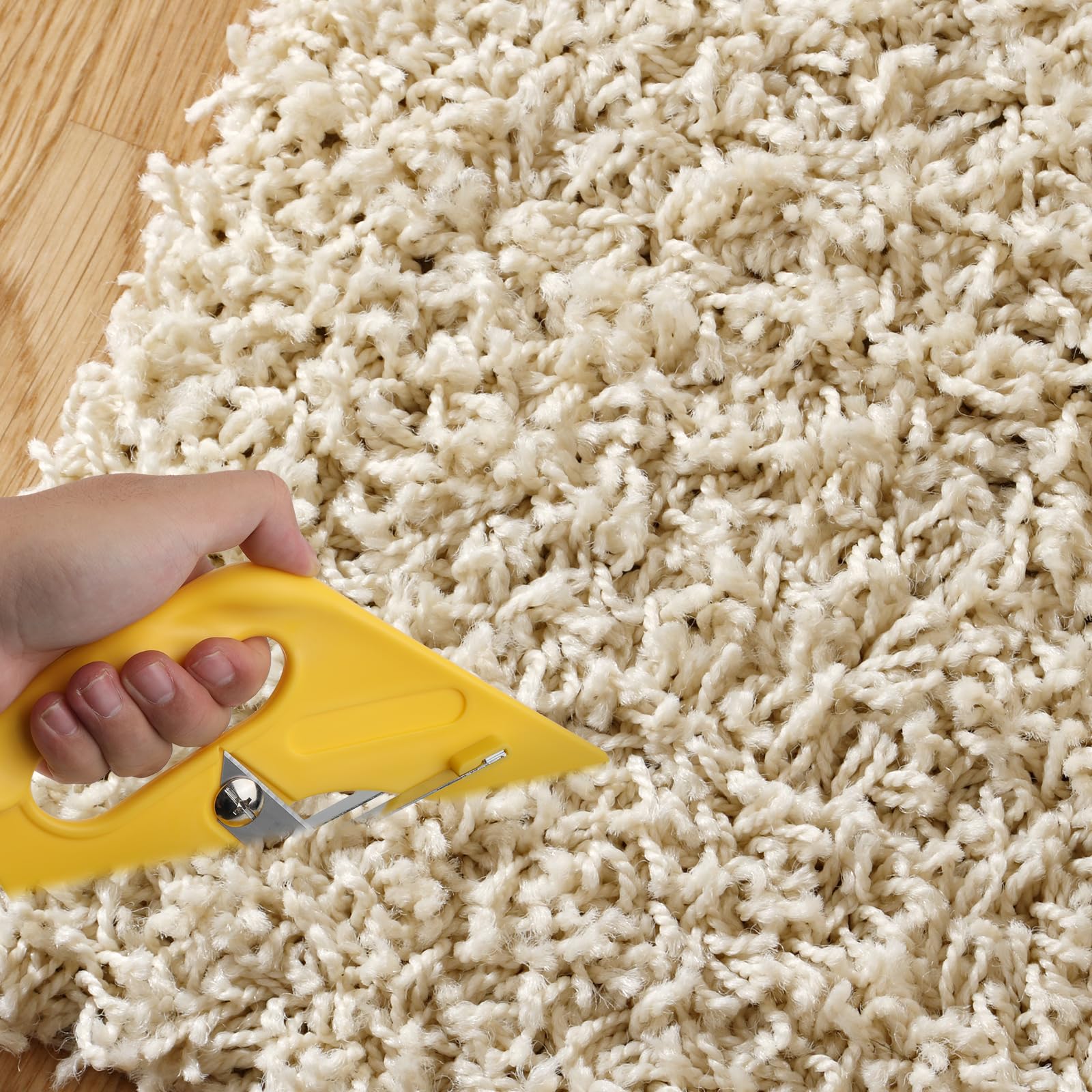 Taglierina per Tappeti, Forbici per Impieghi Gravosi Forbici Multiuso Taglierino Professionale Coltello per Tappeti Utensile da Taglio per Tappeti Carta da Parati Cartone Pelle