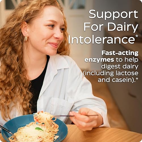 Miniatura 3 de Enzymedica Lacto, fórmula de máxima resistencia para intolerancia a los lácteos, con enzimas lactasa y proteasa, alivia las molestias digestivas, 30