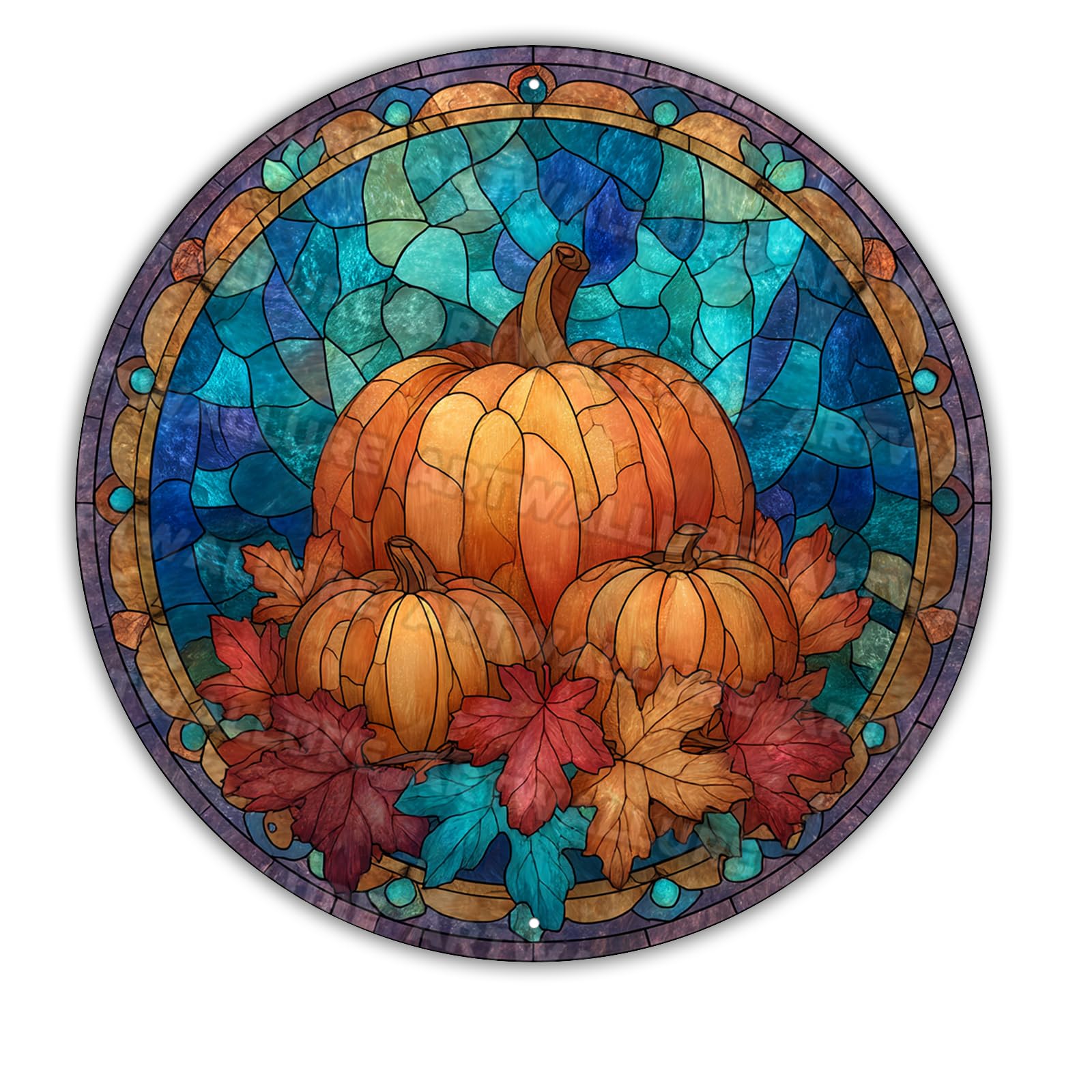 Pumpkin Fall Vintage Metal Tin Sign Autumn Thanksgiving Harvest Retro Wall Art Farmhouse Home Decor Rustic Tin Plaque 12x12inch