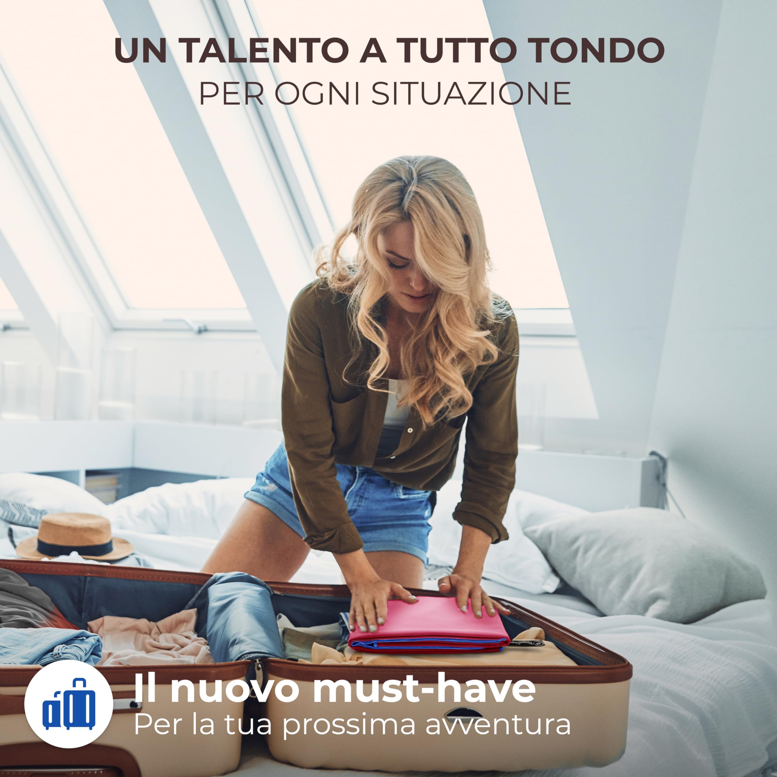 NirvanaShape Asciugamano Microfibra | 14 colori | 8 taglie | Asciugatura Rapida, Leggero, Assorbente | Asciugamano da Viaggio/Asciugamano da Bagno | Ideale per Viaggi, Spiaggia, Yoga, Sauna