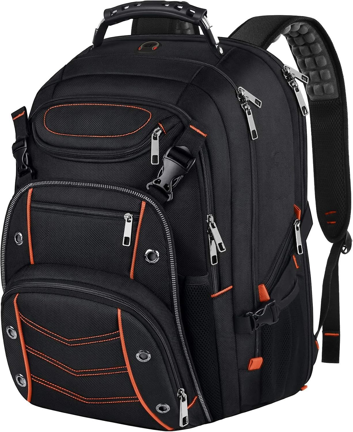 VECKUSON 18.4 Laptop Backpack for Men, 55L Extra Large Gaming Laptops Backpack,TSA Friendly Flight Approved and RFID Anti-Theft Pocket