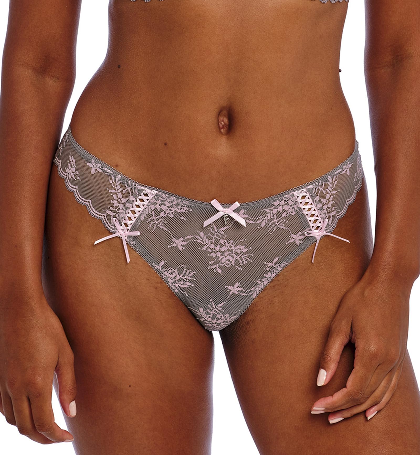 Freya 402571 Offbeat Decadence Brazilian Brief Grey/Pink
