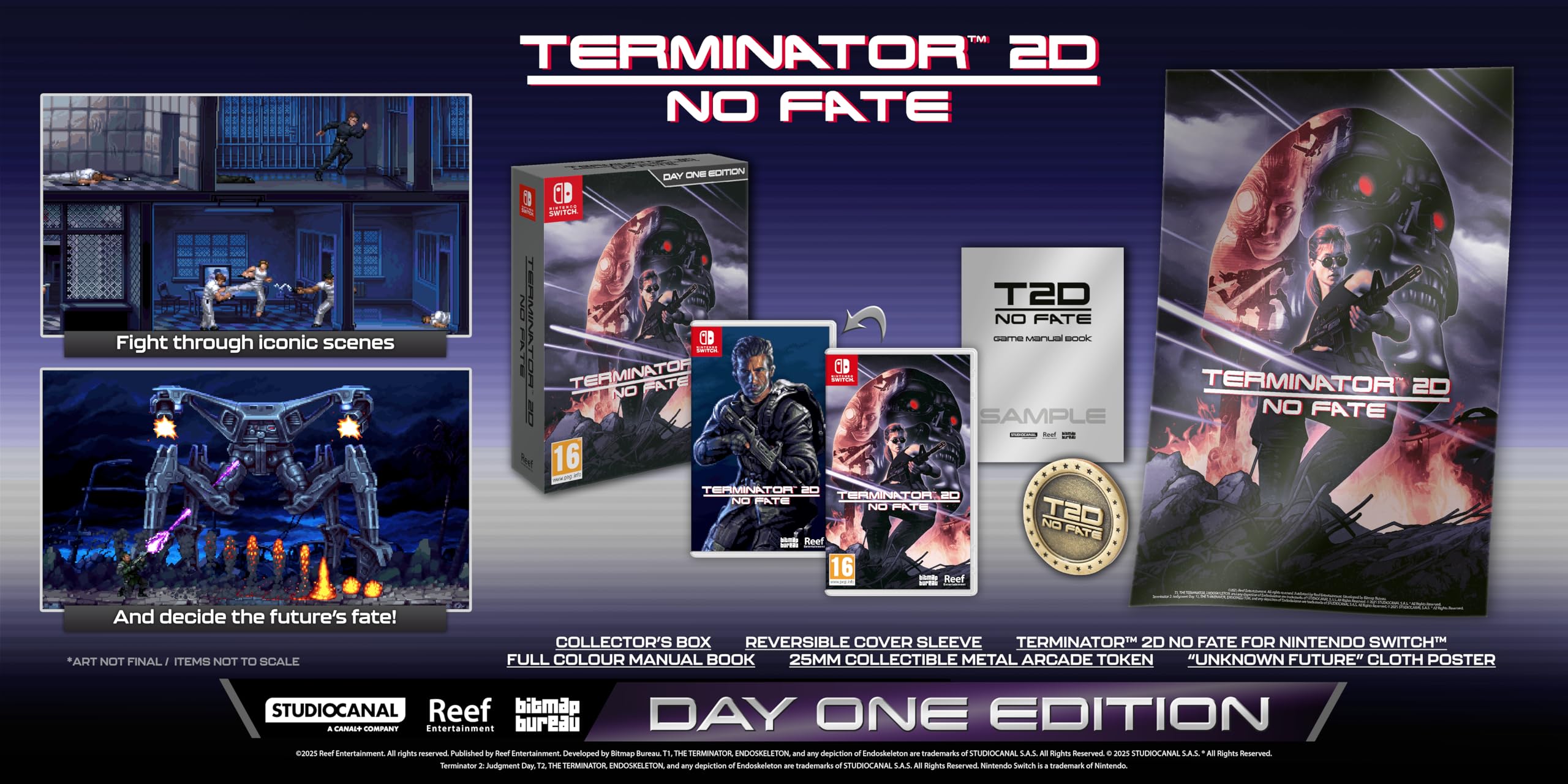 新品 Nintendo Switch Terminator 2D 海外版 Terminator 2D: NO FATE - Day One Edition (Nintendo Switch