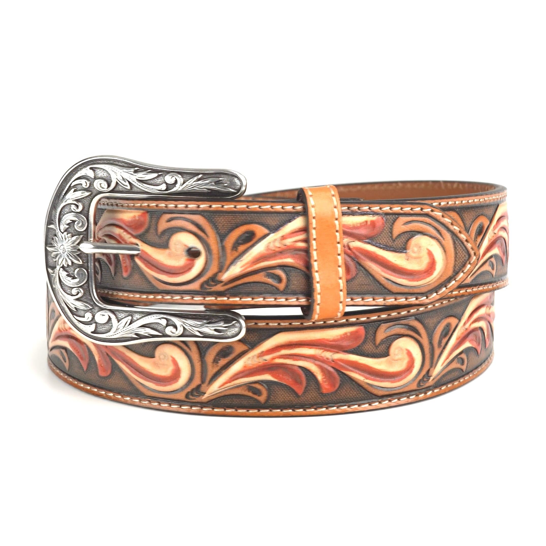 ARIAT Women's Diamond Inlay Center Pattern Belt