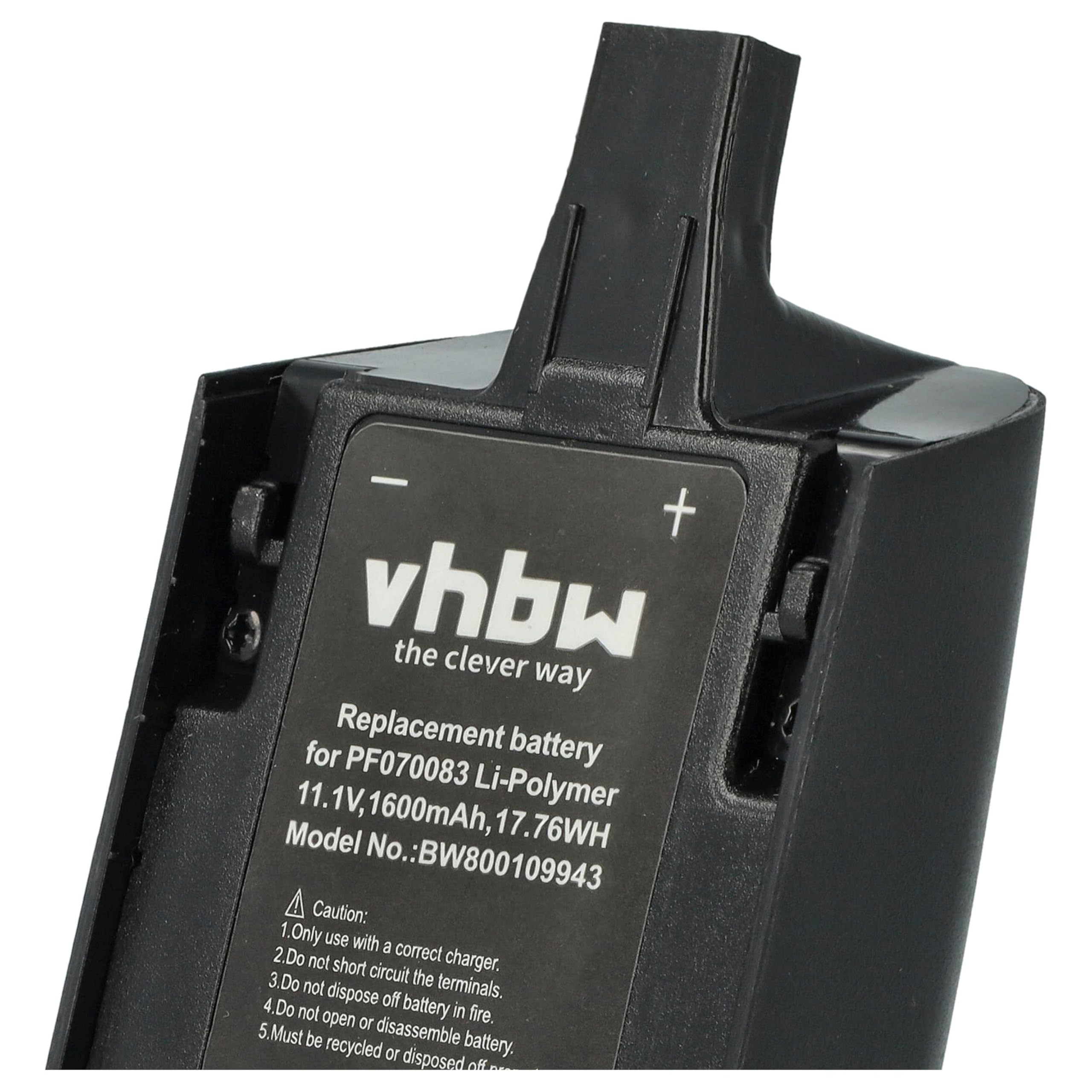 vhbw 1x Batterie Compatible avec Parrot Bebop Drone 1 Drone (1600mAh, 11,1V, Li-polymère)