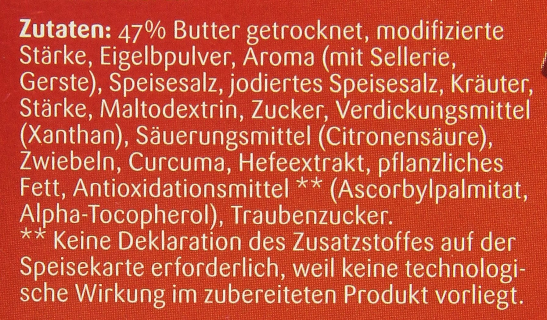 Sauce Bearnaise, 1er Pack (1 x 500 g)
