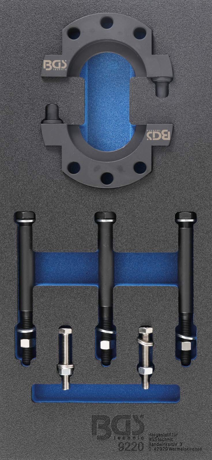 Outil démontage bague roulement BGS 9220 pour débloquer les roulements Ford Transit