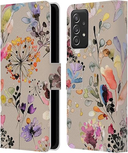 Miniatura 8 de Head Case Designs Officially Licensed Ninola Eucalyptus Wild Grasses Leather Wallet Case Compatible with Samsung Galaxy A53 5G (2022)