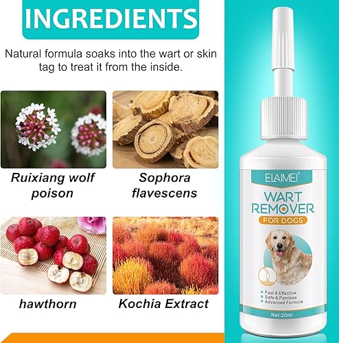 Miniatura 5 de Dog Wart Remover, Professional Dog Wart Removal Treatment, Painless Rapidly Eliminates Dog Warts & Dog Skin Tags, No Irritation Effective Wart