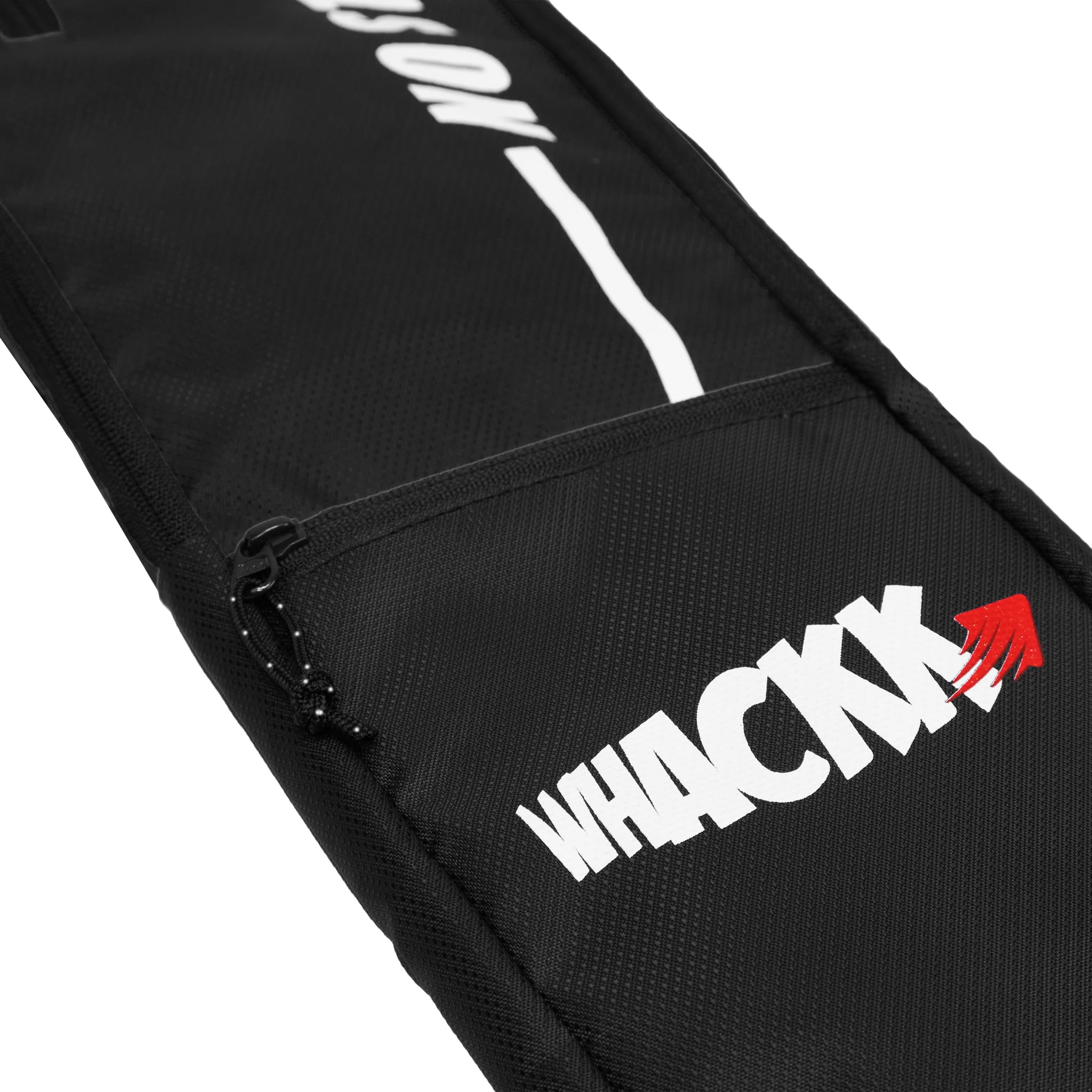 WHACKK Hayden Cricket Kit Bag Black | Full Size Bag with Bat Sleeve, Shoe & Helmet Pocket | Spacious Cricket Bag for Men, Youth & Club Players 2