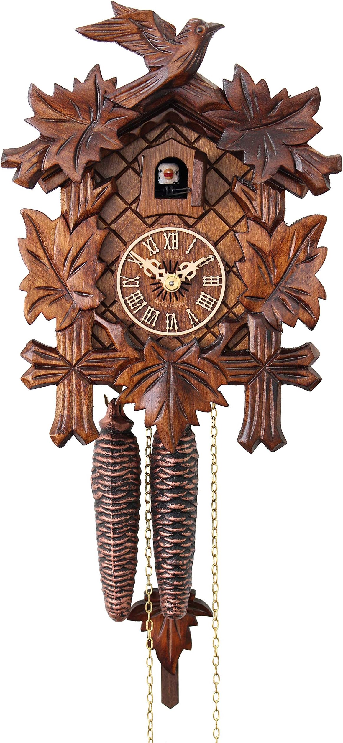 Cuckoo Clock - The Traditional Vine Leaves AH 80/1