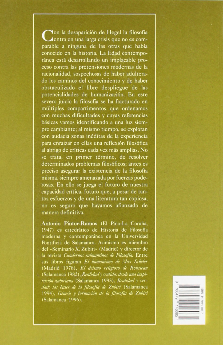 Historia de la filosofía contemporánea: 12