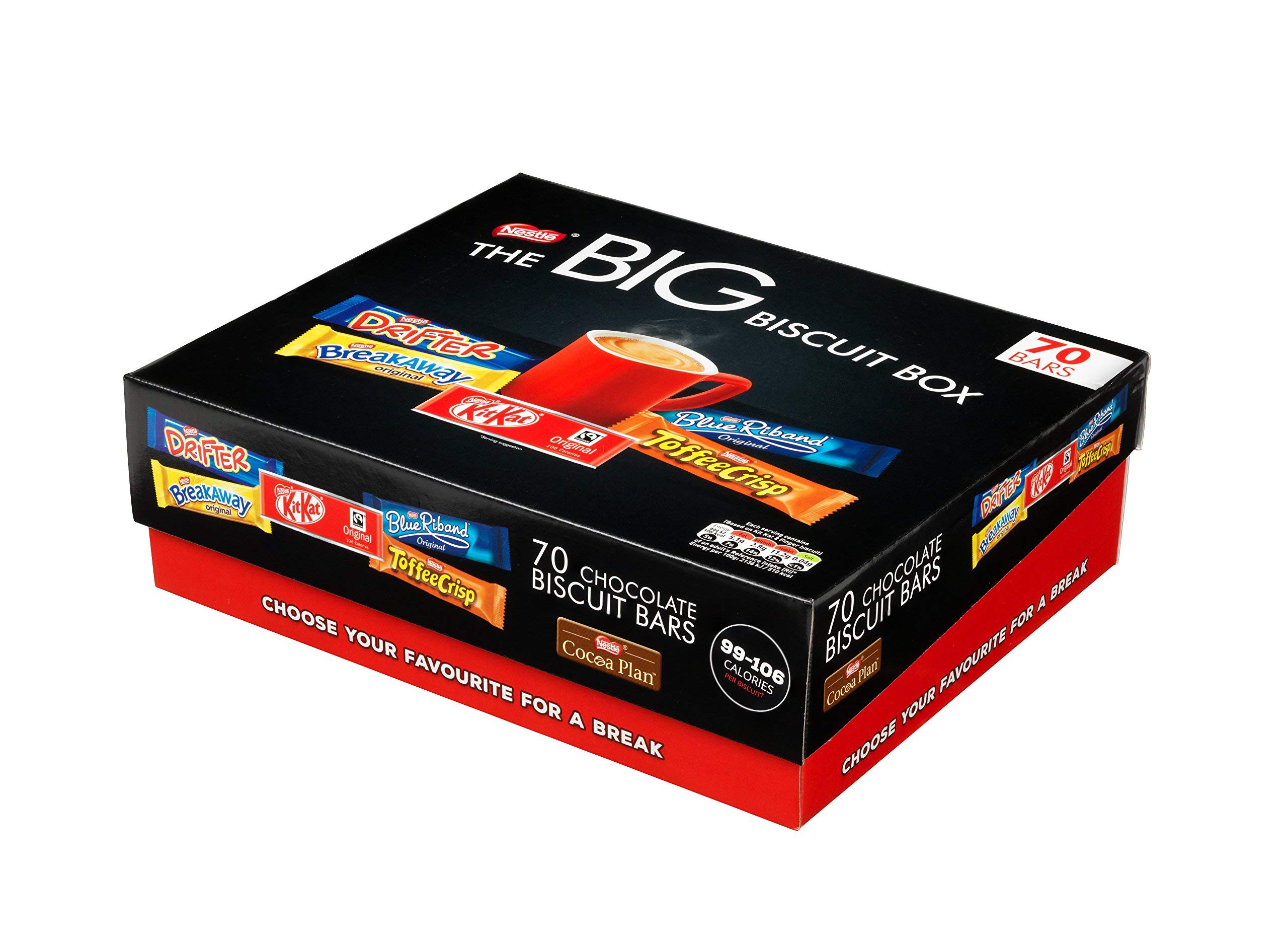 Nestlé The Big Biscuit Box 70 Chocolate Biscuit Bars Buy Online in
