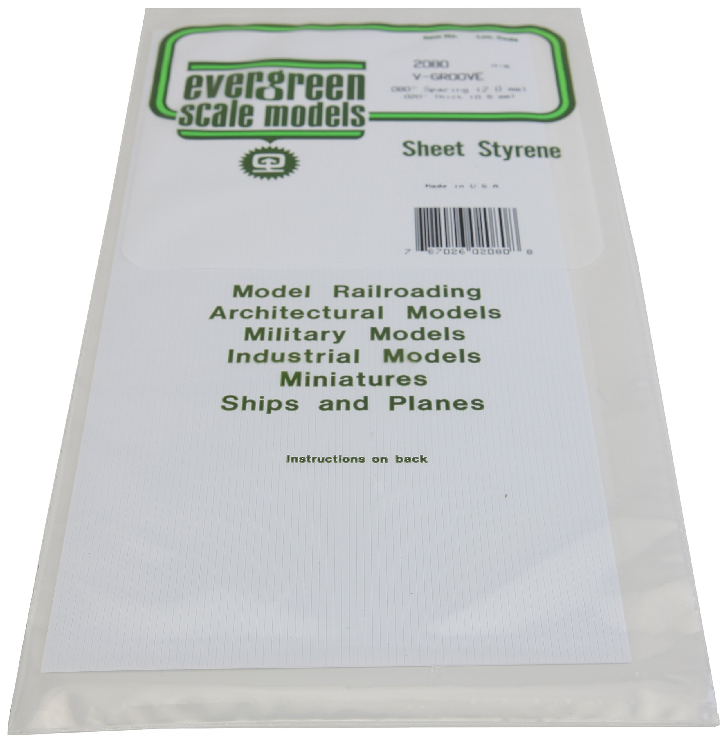 evergreen 2080 – Structured Plate 0.5 x 150 x 300 mm, Grid 2 mm, 1 Piece