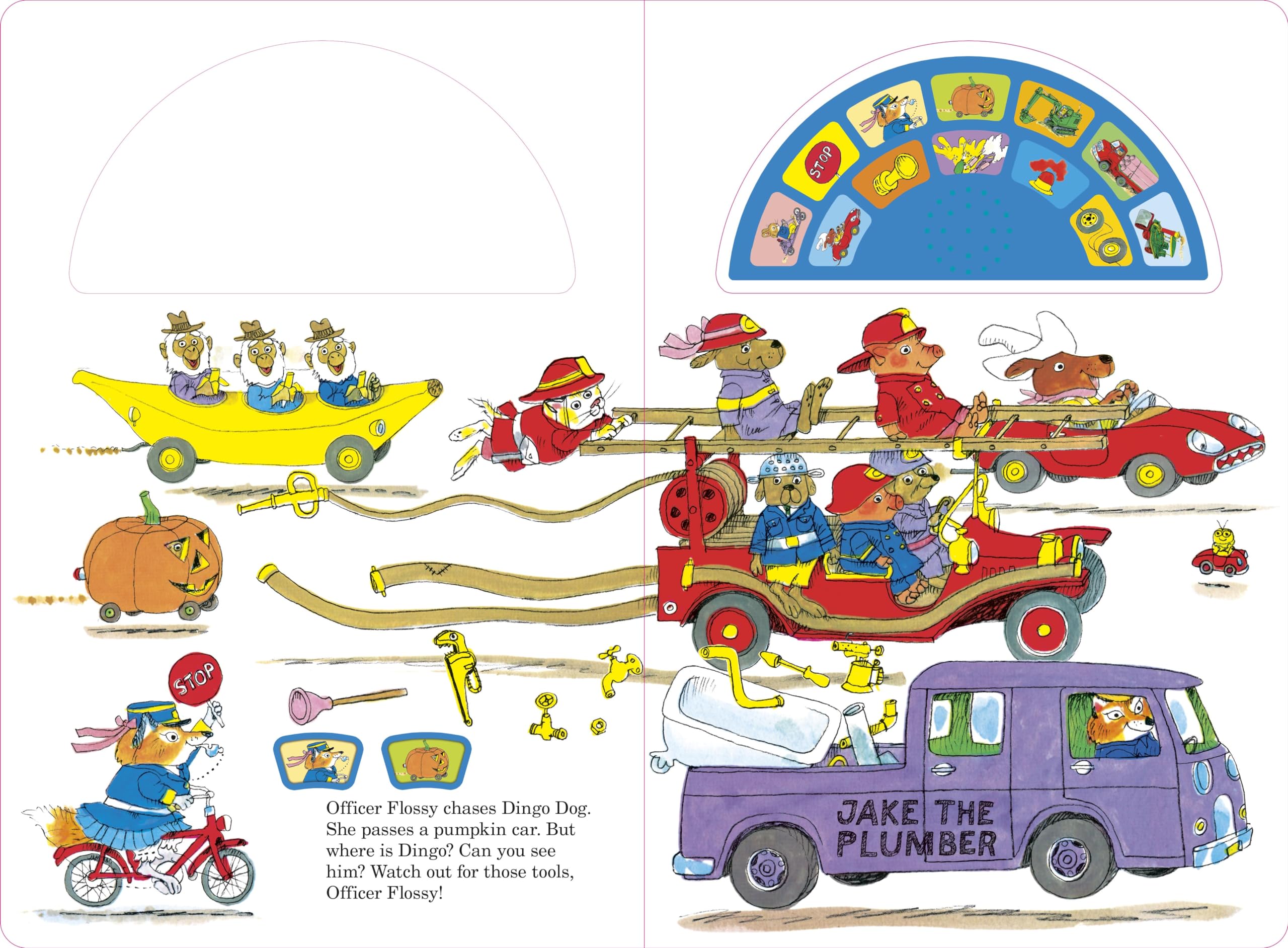 Richard Scarry's Cars and Trucks Sound Book: Has 12 Busy Sounds