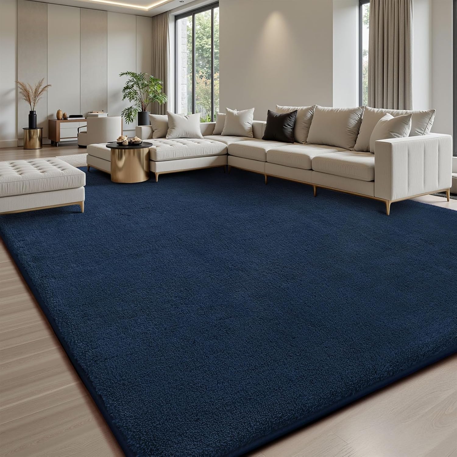 Treeboy 140x200 Area Rugs for Living Room, Soft Large Area Rug Fluffy Rugs for Bedroom,Machine Washable Area Rug Non Slip Carpet for Living Room Playroom Kids Room Home Decor — image 1