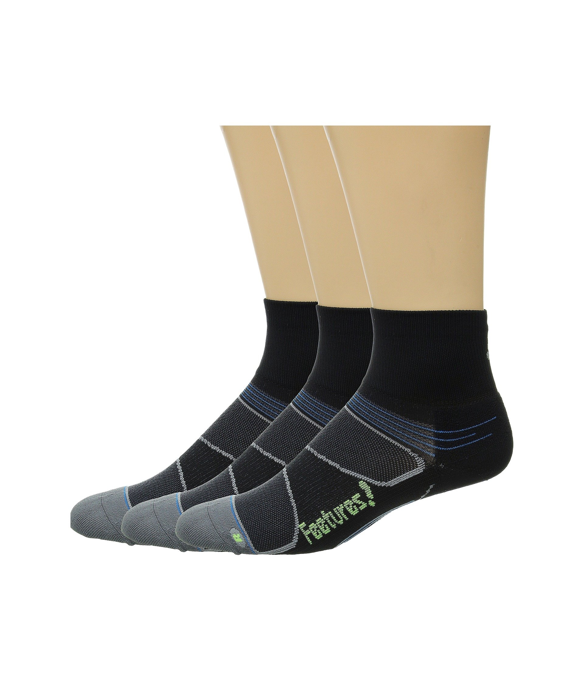 Feetures Elite Light Cushion Quarter 3Pair Pack at