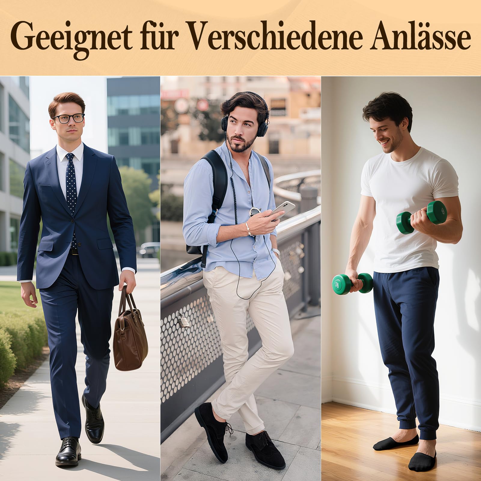 Kiiwah 4 Paare Füsslinge Herren, Füßlinge mit Rutschfestem Silikon Unsichtbare Socken Sneaker Socken Unsichtbar Invisible Socks Herren für Canvasschuhe, Sneaker, Oxford-Schuhe, Freizeitschuhe