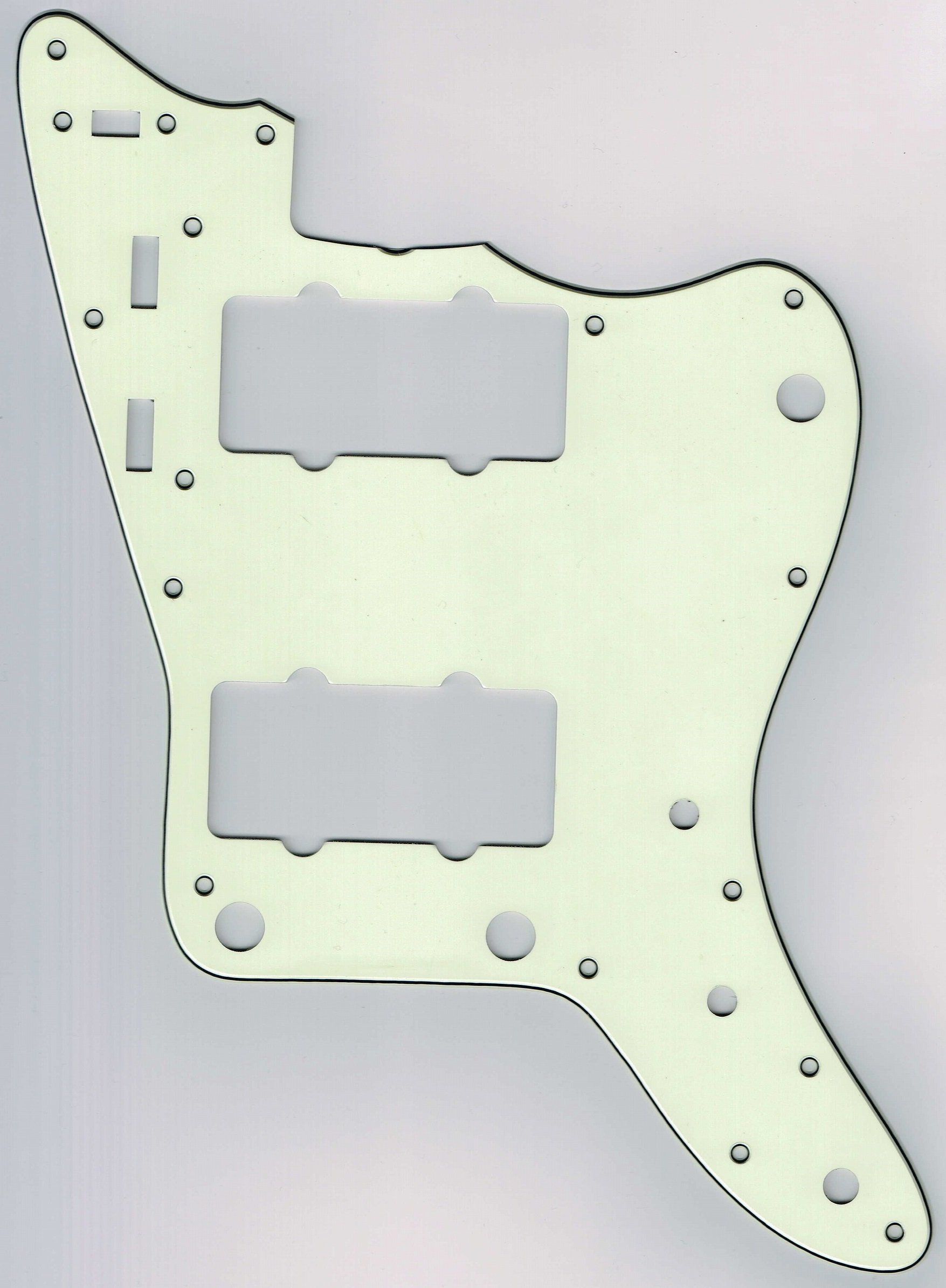 Amazon | (日本製)ジャズマスター用ミントグリーン3プライ 10穴 純正穴