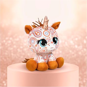 GUND P.Lushes Designer Fashion Pets Sally Mustang Unicorn Premium Stuffed Animal Soft Plush, Paisley, 6