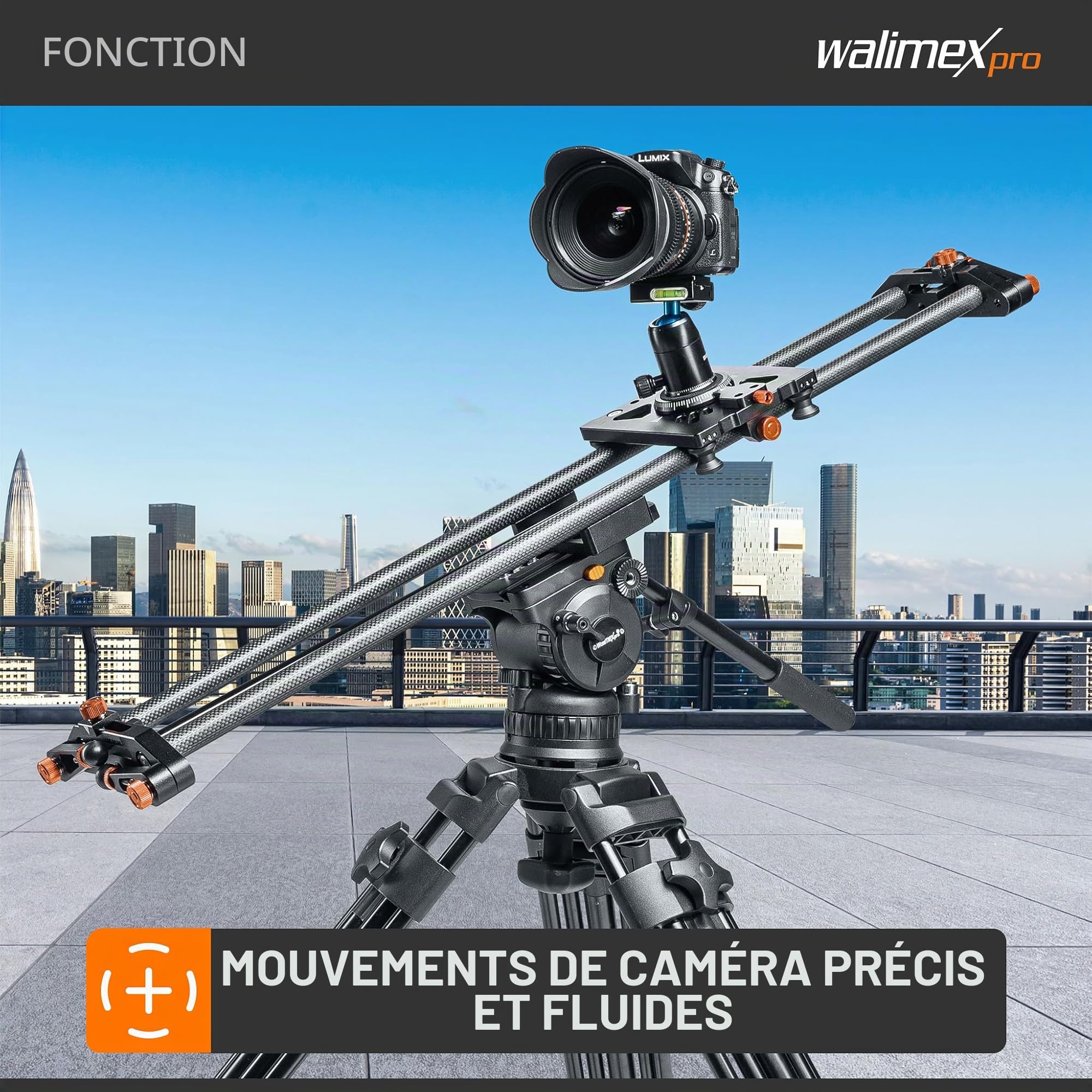 walimex Pro Carbone Follow Focus Parallax Slider 12