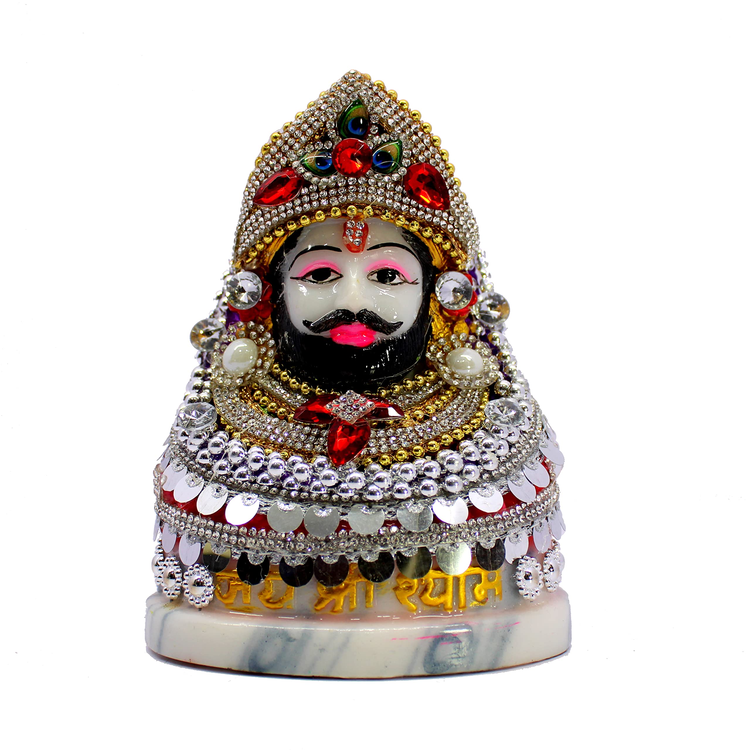 ESPLANADE Resin Khatu Shyam Ji Statue Shyam Baba Idol for Home Temple | Pooja