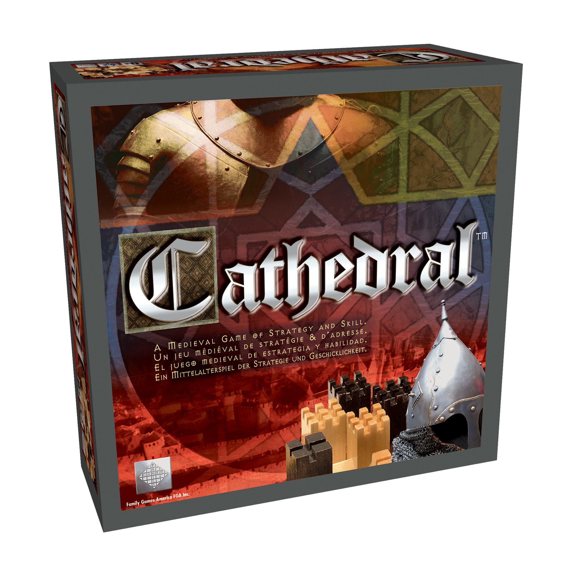 Cathedral Wood Strategy Tabletop Board Game Classic