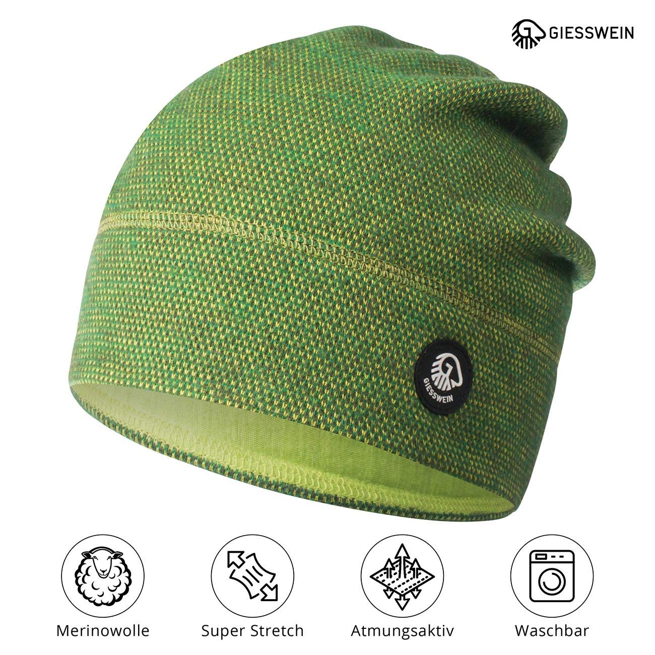 Giesswein Bonnet Hohes EIS - Chapeau Unisexe en Laine mérinos pour Femmes et Hommes, Casquette Respirante, idéal pour Les Sports d'hiver, Coupe Parfaite