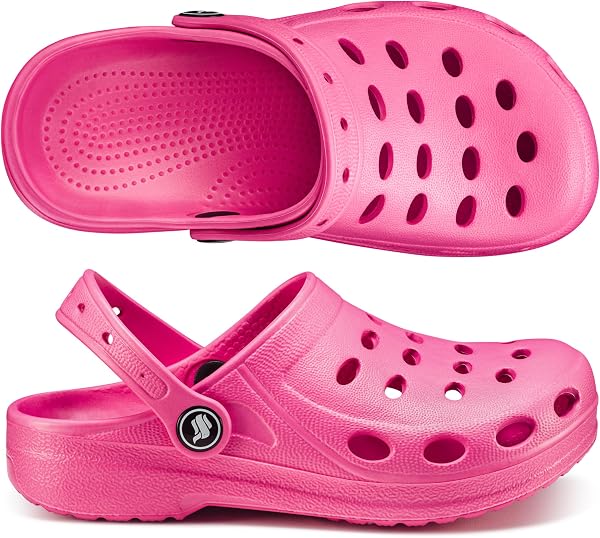 ESTRO Zuecos Niño Piscina Sandalias - Zuecos Cross Niño Sandalias Goma Niña Chanclas Playa Niña A03 - 1