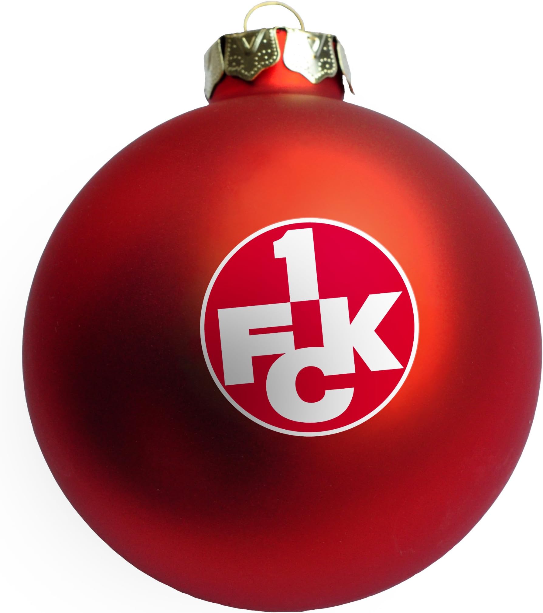 Brauns 1. FC Kaiserslautern Logo Christmas Tree Baubles Set of 4 Red 18084