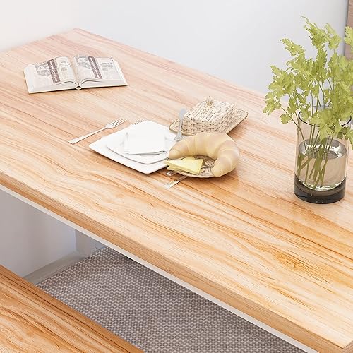 Miniatura 2 de Recaceik Juego de mesa de comedor con banco, juego de muebles de comedor de 3 piezas, juego de mesa de cocina, estructura resistente, comedor que